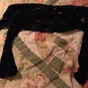 In girl lace black shoulder cover
